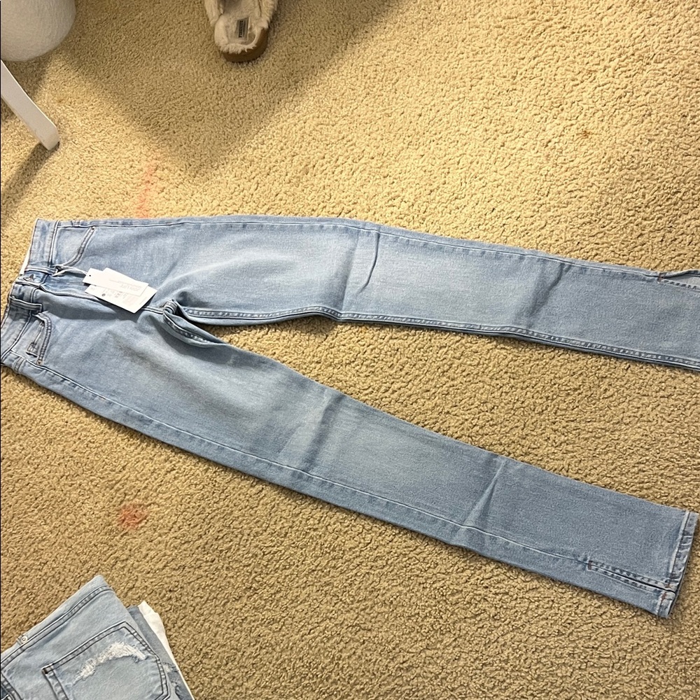 Bershka Light Blue Skinny Jeans